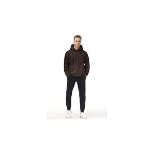 Sudadera con Capucha Color Borgoña para Hombre, Estilo Urbano, Lisa, Personalizable - Product Image 6