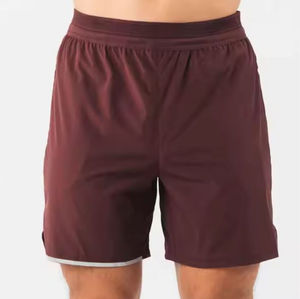 Pantalones Cortos Deportivos para Hombre, Transpirables, de Secado Rápido, con Cordón Ajustable, Bolsillos, para Gimnasio, Fitness, Entrenamiento, Playa y Deportes - Product Image 1