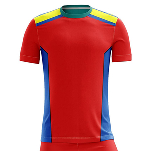 Derniers ensembles d'uniformes de football pour hommes avec maillot de compression à manches courtes, séchage rapide, 100 % polyester, kit complet pour équipe de football - Product Image 4
