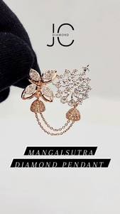 ชุด tanmaniya จี้ทอง14K แบบคู่คอลเลกชั่นใหม่สำหรับผู้ชายที่ปลูกในห้องแล็บและจี้เพชร - Product Image 6