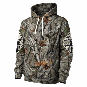 Unisex <b>Camouflage</b> Deer Pattern Warm Breathable Fleece Polyester Outdoor Hunting Hoodie Custom Printed Sweatshirt - Product Image 6