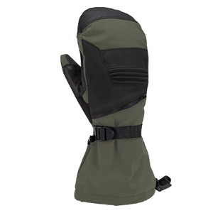 Mitaines de ski isolées et imperméables en polyester orange et noir avec fermeture à cordon, unisexe, pour usage extérieur en hiver - Product Image 6