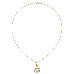 Lab Grown Diamond 1.64Ct Round Brilliant <b>Pendant</b> Unique Style Lightweight 14KT 10KT <b>Gold</b> B2B High End Jewelry Inventory - Product Image 4