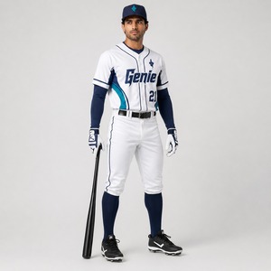 Uniforme de Béisbol Personalizado de Secado Rápido, Material de Poliéster Transpirable, Ropa de Competición - Product Image 1
