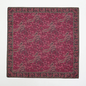 Foulard en Soie de Luxe 70*70cm Carré Imprimé Paisley Rétro pour Femme, Châle, Bandeau, Petits Foulards pour Cheveux, Mouchoir Féminin, Hijab - Product Image 5