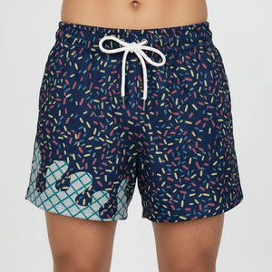 กางเกงสีลูกกวาดปี 2025 โลโก้และชื่อสั่งทำได้ เอวยางยืด แห้งเร็ว ระบายอากาศได้ดี น้ำหนักเบา เป็นมิตรกับสิ่งแวดล้อม ป้องกันแบคทีเรีย ลายพิมพ์กลับด้านได้ - Product Image 1