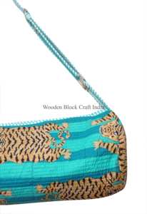 Bolsa de Yoga Acolchada Hecha a Mano con Estampado de Tigre, para Mujer, Verano, Correa Ajustable, Bolsillo con Cremallera, Ligera, Duradera, Moderna y de Lujo - Product Image 2