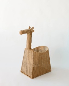 Panier de rangement Artex Green Earth Giraffe en rotin fait main, écologique, en rotin naturel, moderne, multifonctionnel, de forme circulaire - Product Image 1
