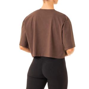 Débardeur de sport pour femme de haute qualité, coupe ajustée, en maille côtelée épaisse, 100 % coton, respirant et à séchage rapide, vente en gros - Product Image 2