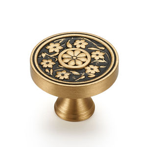 Handcrafted Brass Knobs Designed <b>For</b> Traditional Furniture Cabinets Drawers Authentic Artisan <b>Home</b> Decor - Product Image 2