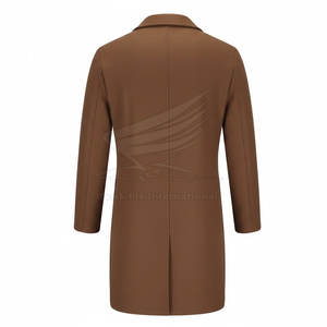 Abrigo Largo de Lana para Hombre, Transpirable y Elegante, Ideal para Uso Formal y de Negocios, Superventas - Product Image 2