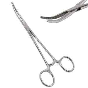 คีมผ่าตัดปลายโค้ง 12.5 ซม. คุณภาพพรีเมียม สำหรับโรงพยาบาลและคลินิก ลดราคาพิเศษ - Product Image 1