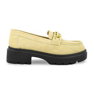 Mocassin élégant décontracté fauve - Product Image 4
