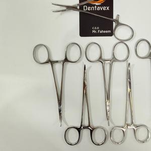 Pinzas Quirúrgicas Veterinarias de Acero Inoxidable de 14cm/16cm/18cm, Pinzas Hemostáticas para Cerdos, Ganado, Ovejas, Pinzas Quirúrgicas para Mascotas de Dentavex - Product Image 1