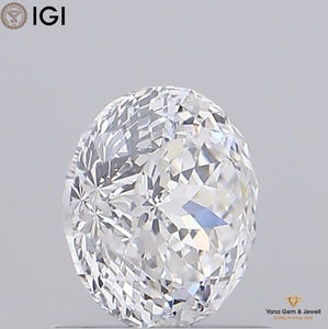 Portuguese Shape 1.00 Carat CVD Lab Grown Diamond D Color VS1 Clarity with IGI Certified for Designer Ring Centerpiece - Product Image 5