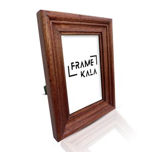 Cadres photo en bois légers et écologiques faits à la main |   Cadre doré 5x7 pouces pour table et mur |   Couleur personnalisable - Product Image 6