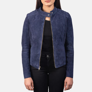 Veste d'hiver en daim véritable pour femme avec doublure en laine, imperméable et respirante pour un confort durable et un style élégant au quotidien - Product Image 5