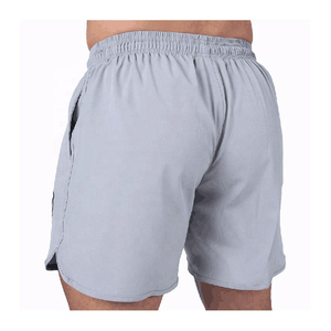 2026 New Fashion Men's Eco-friendly Solid Pattern Drawstring Waist Shorts Quick Dry Breathable Windproof Canvas Durable Quality - Product Image 2