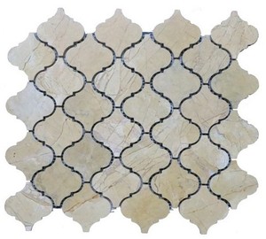 Lemon Yellow Herringbone Pattern Marble <b>Mosaic</b> Tile Polished 8mm Thick Modern Interior Wall Bathroom Water Resistant - Product Image 6
