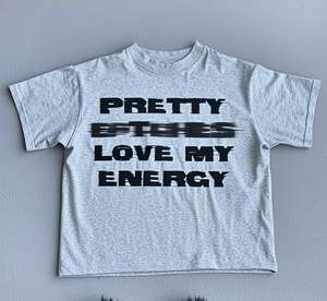 T-shirt Homme Oversize en Coton Lourd, Style Streetwear Personnalisé OEM, Épaules Tombantes, avec Applique Broderie et Patch, Coupe Courte - Product Image 6