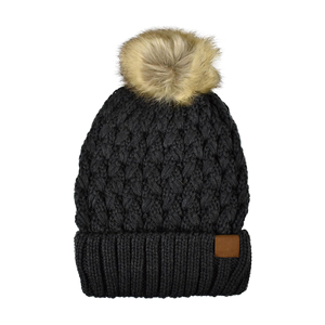 Pink Knitted <b>Beanie</b> <b>With</b> <b>Pom</b> <b>Pom</b> Women's Winter Hat Handmade Acrylic Casual 56-58CM - Product Image 3