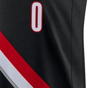 Camiseta de Baloncesto Negra y Roja para Hombre, Sin Mangas, Ligera, Deportiva, Transpirable, Uniforme para Competencia - Product Image 6