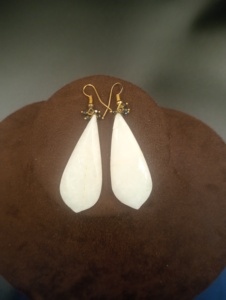Boucles d'oreilles en forme de coquille plaquées or, style bohème, minimalistes, pour femme, à porter au quotidien, cadeau, pour les fêtes - Product Image 2