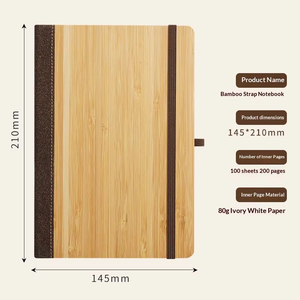 Set de Regalo Empresarial de Bambú con Logotipo Personalizado, Cuaderno Ecológico Premium con Bolígrafo, Regalos Corporativos - Product Image 2