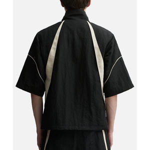 Conjuntos de Chaqueta Cortavientos de Alta Calidad y Cómodos con Marca Personalizada Disponible, Chaqueta Cortavientos Ligera para Hombre con Pantalones Cortos, Traje Deportivo con OEM - Product Image 6