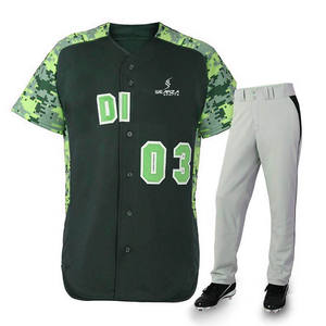 Uniforme de Béisbol Personalizado para Hombre, Kits de Poliéster Ligeros y Transpirables de Alta Calidad con Impresión de Logotipo por Transferencia de Calor para Equipos Deportivos - Product Image 4