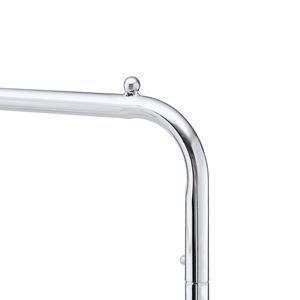 Appendiabiti Robusto con Cesto Girevole su Ruote, 2 Pezzi/Cartone, per Appendere Vestiti - Product Image 5