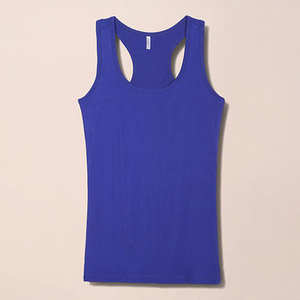 Débardeur de sport pour femme, couleur noire, 100% Modal, sensation de fraîcheur, avec impression personnalisée - Product Image 2