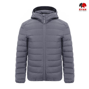 Veste matelassée d'hiver pour homme Ryan Pro Gear avec tissu extérieur en nylon, coupe classique - Product Image 2