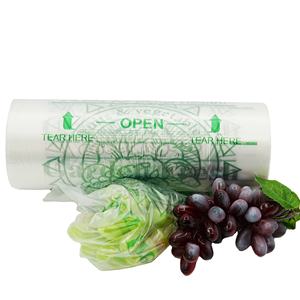 Alta calidad HDPE/LDPE Flat Clear Poly Side Gusset Bag on Roll Fábrica al por mayor para verduras Frutas Embalaje Bolsas de plástico - Product Image 3