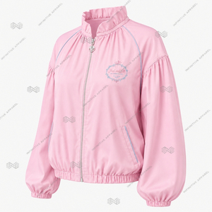 เสื้อเชิ้ตผู้หญิงปักลายกรีก แบรนด์ Jack And Jill Of America Inc. แบบมีจีบระบาย คอซิป ผลิตตามสั่ง ขายส่ง - Product Image 4