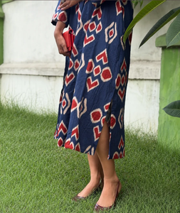Vestido Azul Ikat para el Día - Product Image 5