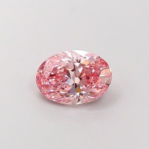 Diamant CVD rose vif fantaisie de forme ovale modifiée, cultivé en laboratoire, 1,34 carat, clarté VVS2, polissage excellent, diamant non monté de luxe - Product Image 6