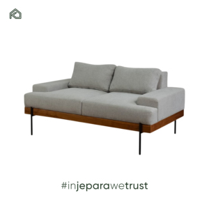 Sofá de Plumas Simple para Sala de Estar Contemporánea, Base de Madera y Metal, Esponja de Alta Densidad + Madera Sólida, Sofá de Tres Plazas - Hotel Rivera - Product Image 2