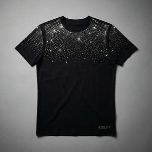 Camisetas Personalizadas de Cuello Alto Grueso para Hombre, Venta al por Mayor, 100% Algodón de Alto Gramaje, Ajuste Holgado, Ecológicas, Transpirables, de Secado Rápido - Product Image 1