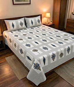 Parure de lit King Size au design unique, aspect tissu, avec 2 taies d'oreiller réversibles, imprimé réversible, tissu doux, disponible à la vente - Product Image 5