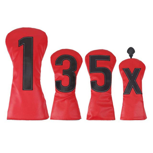 Housse de tête de club de golf personnalisée à prix abordable, en cuir PU imperméable de qualité supérieure, pour driver, fairway wood et hybride, en vente - Product Image 1