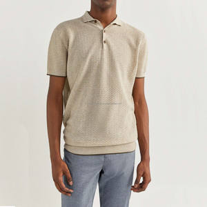 Jersey de Punto 100% Algodón Único para Camiseta, Diseño de Color Personalizado, Corte Regular, Manga Corta, Talla Grande, Transpirable para Hombre - Product Image 4