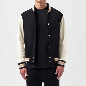 <b>Men's</b> Black Varsity <b>Jackets</b> premium quality <b>cheap</b> rate good fabric Regular Fit breathable daily Wear <b>men</b> varsity <b>jackets</b> - Product Image 3