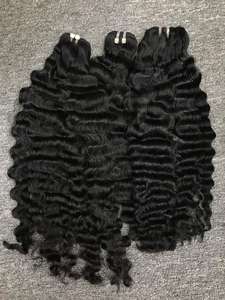 Extensiones de cabello humano virgen de trama frontal de encaje ondulado Natural de calidad superior Grado de trama de piel - Product Image 6