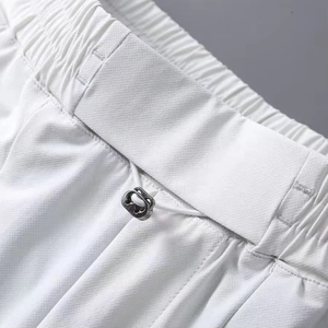 The New Listing Customized Logo White Quick Dry Men's Casual Sporty Athletic <b>Elastic</b> Waist Drawstring Breathable Men's Shorts - Product Image 5