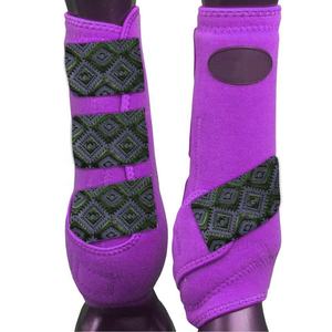 Botas de protección para patas de caballo, diseño nuevo, transpirables, antideslizantes, duraderas, para entrenamiento equino. - Product Image 2