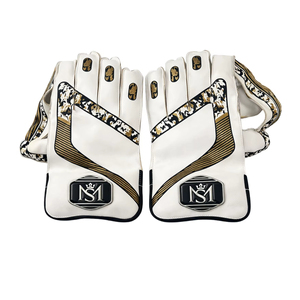 Mannu Sports Thunder Blaster Wicket Keeping Gloves High Quality Leather Lightweight Breathable Cricket Digital Print All Sizes - Product Image 1