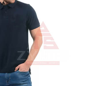 Venta Directa de Fábrica, Polo Suave Personalizado, Polo de Golf para Hombre de Talla Grande, Cuello Alto Acanalado, 100% Algodón, Camisetas Polo para Hombre - Product Image 3