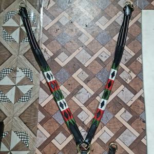 อุปกรณ์ขี่ม้าระดับพรีเมียม ALR หนังอิตาลีแท้ นุ่มสบาย แบบ POLO Martingale และแผ่นรองอกม้า สำหรับการดูแลม้า - Product Image 1