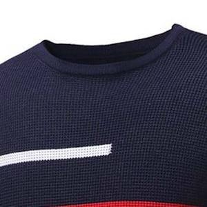 Luxury Mens Knitted Sweater Crew Neck Long Sleeve Fashion Sweater Winter Pullover Warm Soft Breathable Anti Wrinkle Custom Logo - Product Image 6
